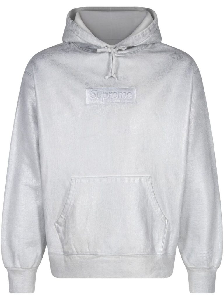 Supreme x MM6 Maison Margiela foil box logo hoodie缩略图