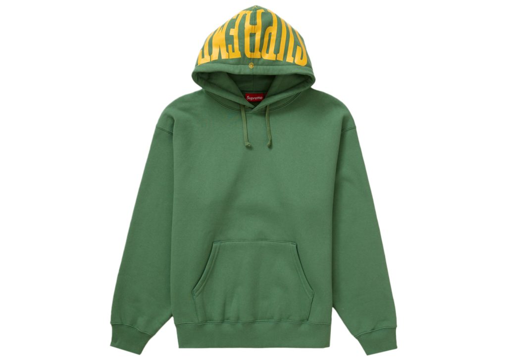 Supreme Warm Up Hooded Sweatshirt (SS24) Dusty Green插图